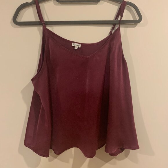 Purple Satin Tank - Picture 1 of 3